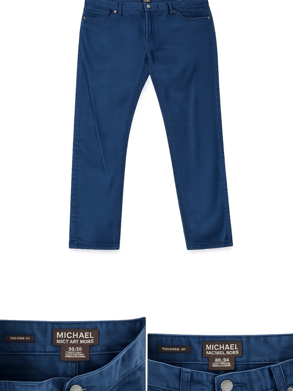 Michael Kors Men’s Navy Pants – 36x30 Tailored Fit – Clean Condition